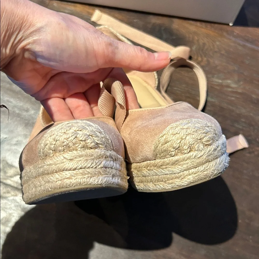 NIB ~ ON THE 34th MELINDA ESPADRILLE WEDGE sz 9.5 - Picture 6 of 8